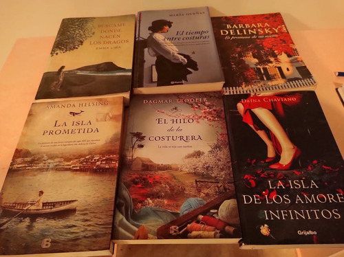 Lote X 6 Libros Usados. Novelas Landscape