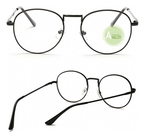 Lente Transparente Lentes De Marco Clásico De La Moda Lentes