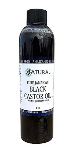 Zatural Aceite De Ricino Negro 100% Puro Trópico Jamaicano