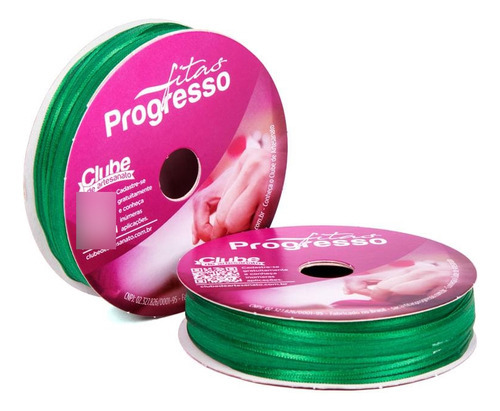 Fita Voil Progresso Zc001 7mm C/10m Cor Verde Bandeira