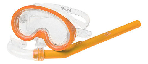 Set Acuatico Voit Junior Visor + Snorkel Color Naranja