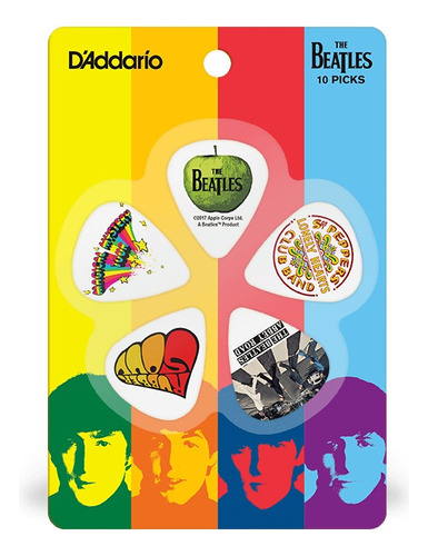 Set Picks D'addario The Beatles Classic Albums Pack 10 Puas