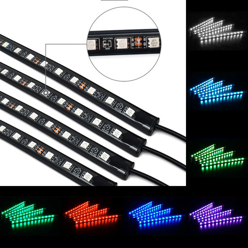 Luz Led Neon Gol G3 Interno Rgb Controle Aplicativo