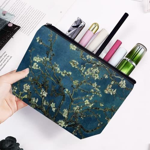Bolso Maquillaje Grande Para Mujeres 7x10in - Almendro En