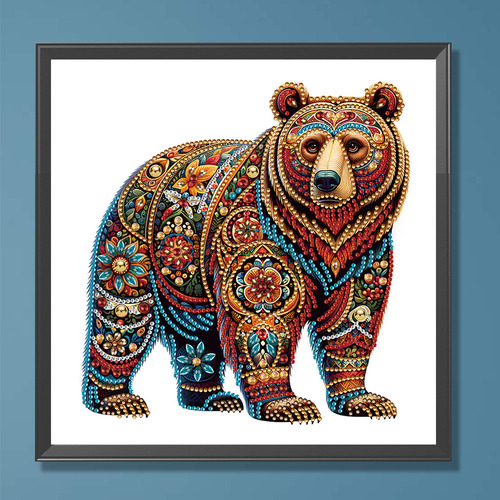 Nuevo Taladro Parcial Con Forma Especial De Oso Precioso De