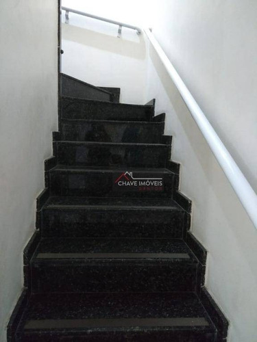Imagem 9 de 14 de Sobrado Com 3 Dormitórios À Venda Por R$ 430.000 - Macuco - Santos/sp - So0136