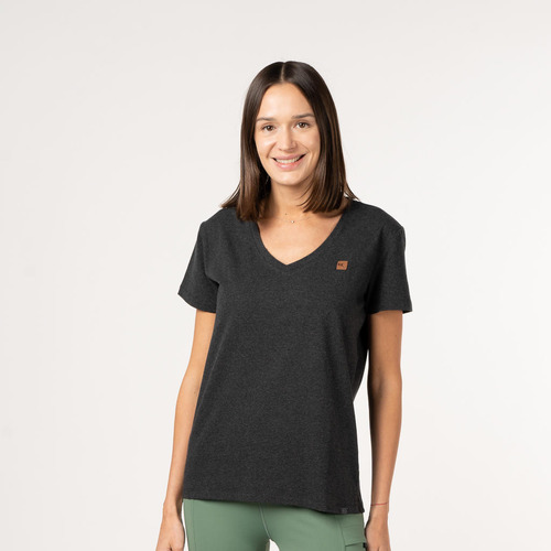 Polera Mujer Heritage Negro