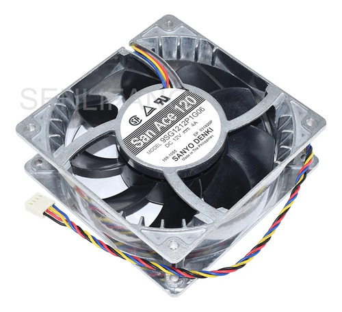 Ventilador De Cuatro Cables Para Sanyo 9sg1212p1g06 Dc 12 V