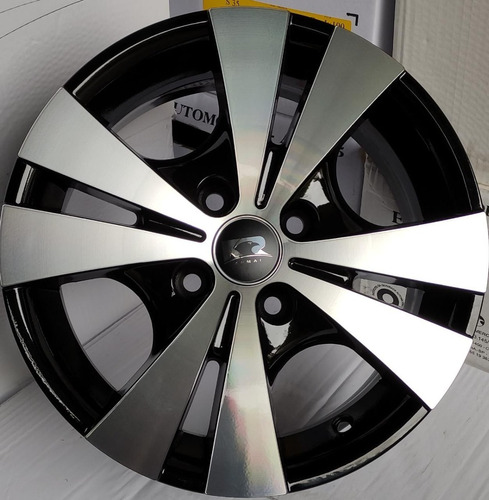Rodas R39 Trevo Gol Etios Onix Aro 13 4x100 (jogo) + Bicos .