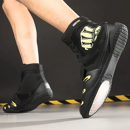 L Zapatos De Boxeo Profesionales Y Botas De Lucha Libre