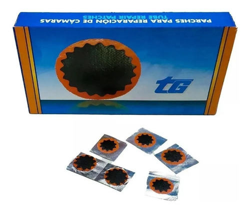 Caja Parches Camaras Redondos Tg 20mm X 135 Unidades - Racer