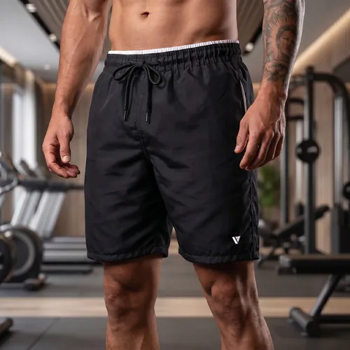 MLB 3444017730 Bermuda Praia Masculino Short Vero Academia Treino Corrida JM