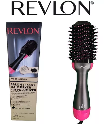 revlon - Cepillo secador de pelo en una caja, estuche rígido para secador  de pelo y voluminizador de un solo paso Revlon Original 1.0, Aviso: Esta