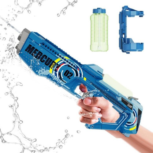 Pistola De Agua Mercury Multicarga Con Luces Led