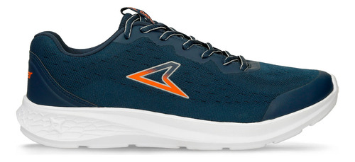 Tenis Deportivos Azul-naranja Power Plazma Impact 100 Volus 