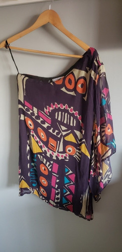 Vestido De Seda Jazmin Chebar Talle 1