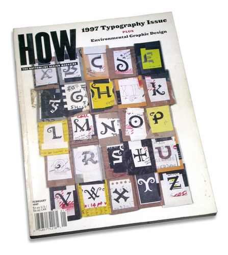 How. 1997 Typography Issue + Environmental Graphic Design