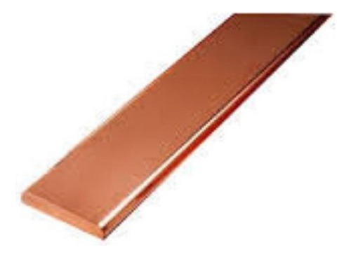 Barra Tierra Física Solera Cobre 1/8 Pulg X 1 Pulg X 30cm
