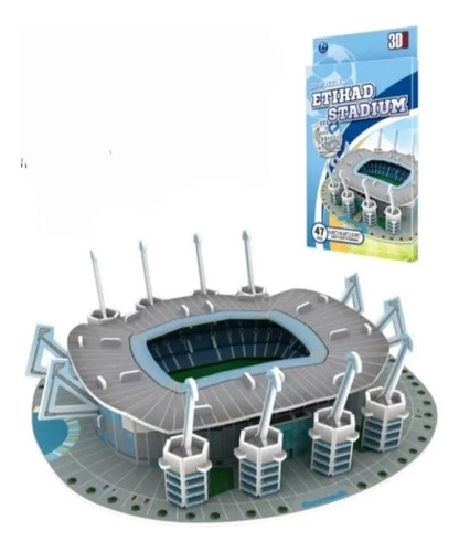 Maquete Estádio 3d Puzzle Para Montar Modelos