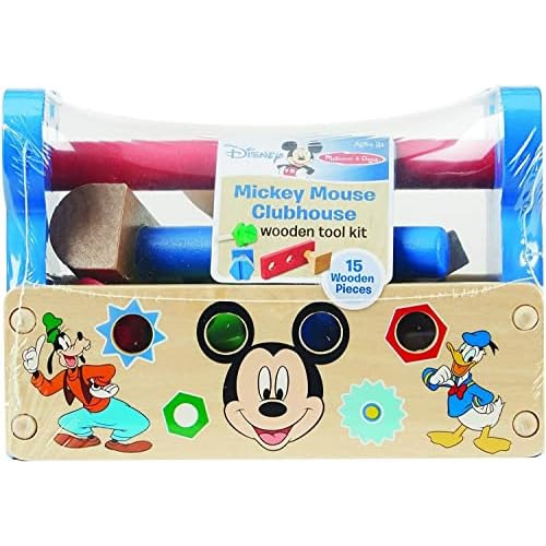 Kit De Herramientas De Madera Disney Mickey Mouse Clubh...