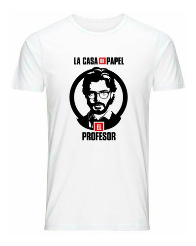 Remera La Casa De Papel El Profesor Algodon Unisex