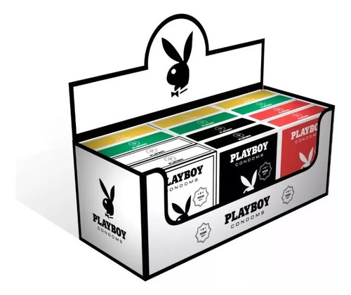 Preservativos Condon Playboy Mixtos X36 Unidades (12x3)