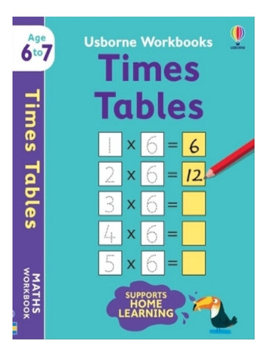Usborne Workbooks Times Tables 6-7 - Holly Bathie. Eb08