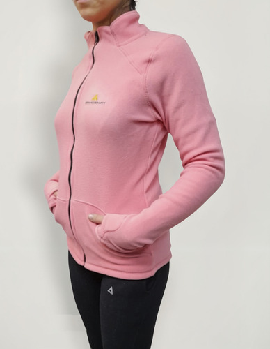 Campera Polar Deportiva Dama Rosa - Capolard Cuo S Int