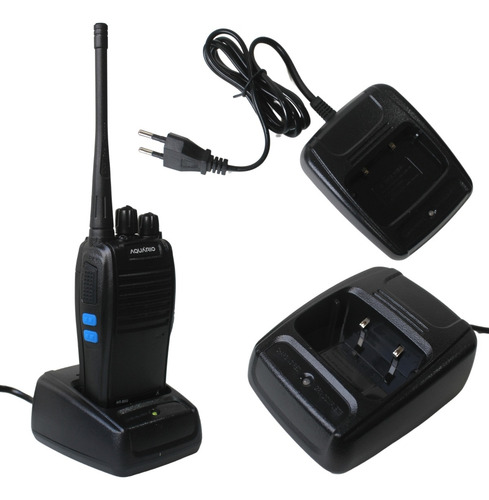 Kit 8 Rádio Comunicador Aquário Walk Talk Ht-50u 16 Canais