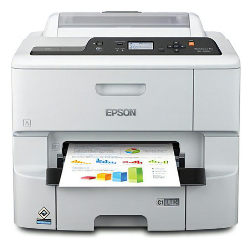 Impresora Epson Workforce Pro Wf-6090 Cartucho Alto Rend. Color Blanco 100V/240V