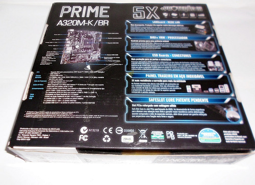 Asus A320m-k Br Amd Am4 Ddr4 Ryzer Hdmi # Em Até 12 X (Recondicionado)