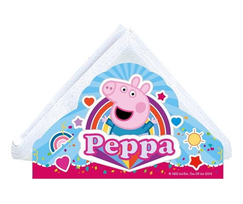 Servilletero Descartables Peppa Pig