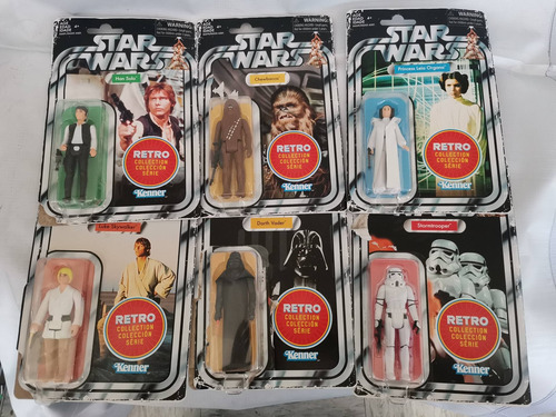 Lote De 6 Piezas Star Wars Retro Collection Abiertos Ep. 4 (Usado)