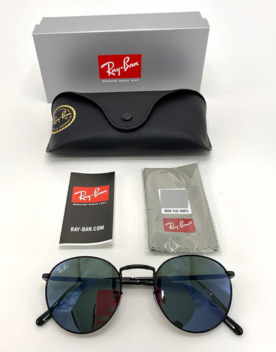 Óculos De Sol Ray-ban Rb3637 002/g1 50 New Round