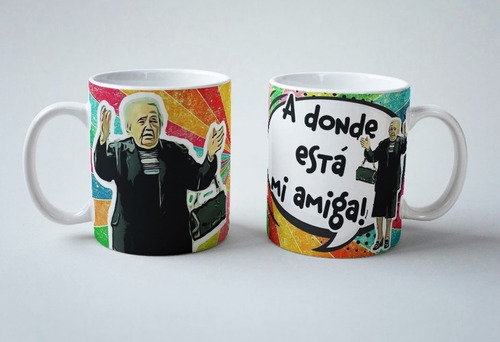 Taza Plastico Esperando A La Carroza Frases La Nona 