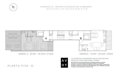 Departamento En Venta. 1,2 Y 3 Ambientes. Urbanos 12 Av Hy . Caballito. Amenities