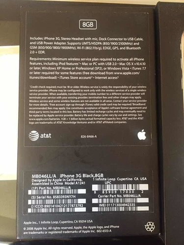 iPhone 3g 8gb