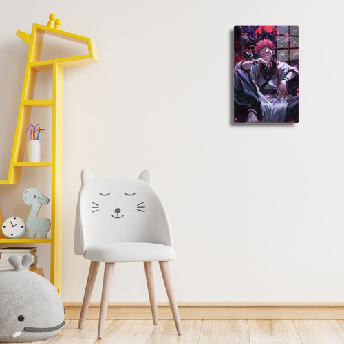 Poster Jujutsu Kaisen Sakuna Curse King Metal +soporte 20x30