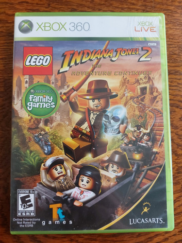 Lego Indiana Jones 2 Juegazo Original Físico Xbox 360