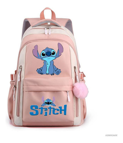 Mochilas Stitch Para Estudiantes De Primaria Y Secundaria, N