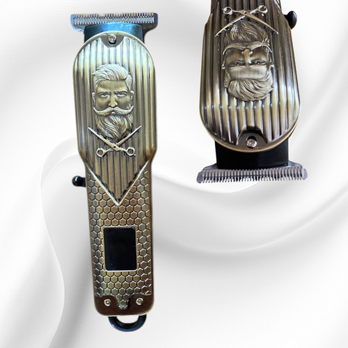 Máquina De Afeitar Usb Afeitadora Corta Barba Portátil Cuerp Color Dorado