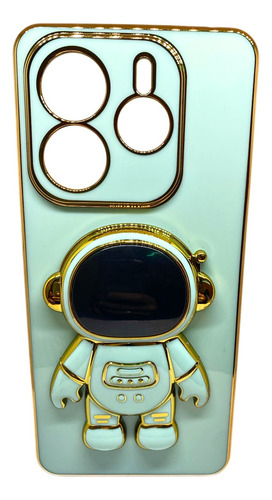 Funda Astronauta 3d Para Xiaomi Redmi Note 14 5g/ Note 14 Verde Claro