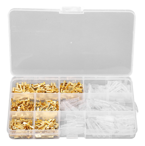 Kit De Sortimento De Terminais De Conector De Fio De Latão F