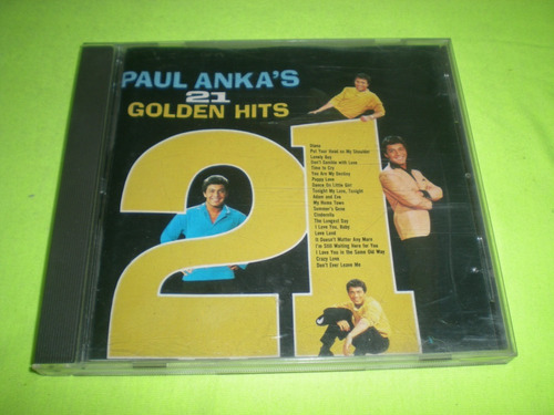 Paul Anka / 21 Golden Hits Cd Made In Germany (37)