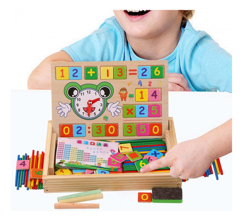 Juguetes De Madera, Juegos De Matemáticas, Bloques Y Palos