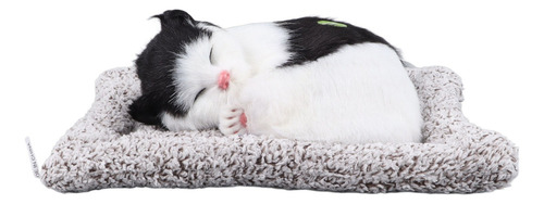 Figura De Gato Peludo, Réplica De Animal De Piel, Colecciona
