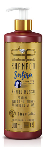 Shampoo Limpeza Intensa Cereja E Avelã Dolce Pet - 500 Ml