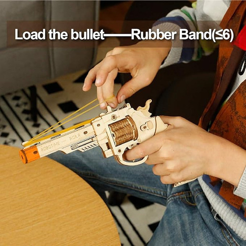 Envío Gratuito Rompecabezas 3d De Pistola De Madera Diy