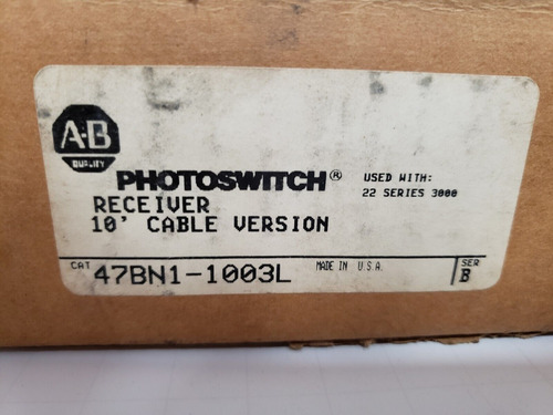 Allen Bradley 47bn1-1003l Photoswitch Receiver Series B Bbd