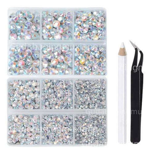 6616 Kit De Bisuteria Cristal Pedreria Para Ropa Uñas Zynlora®